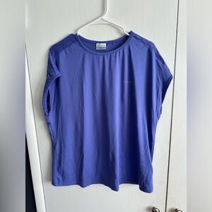 Columbia Women's Short Sleeve Blue Top